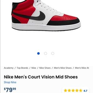 Nike Men's Court Vision Mid Shoes